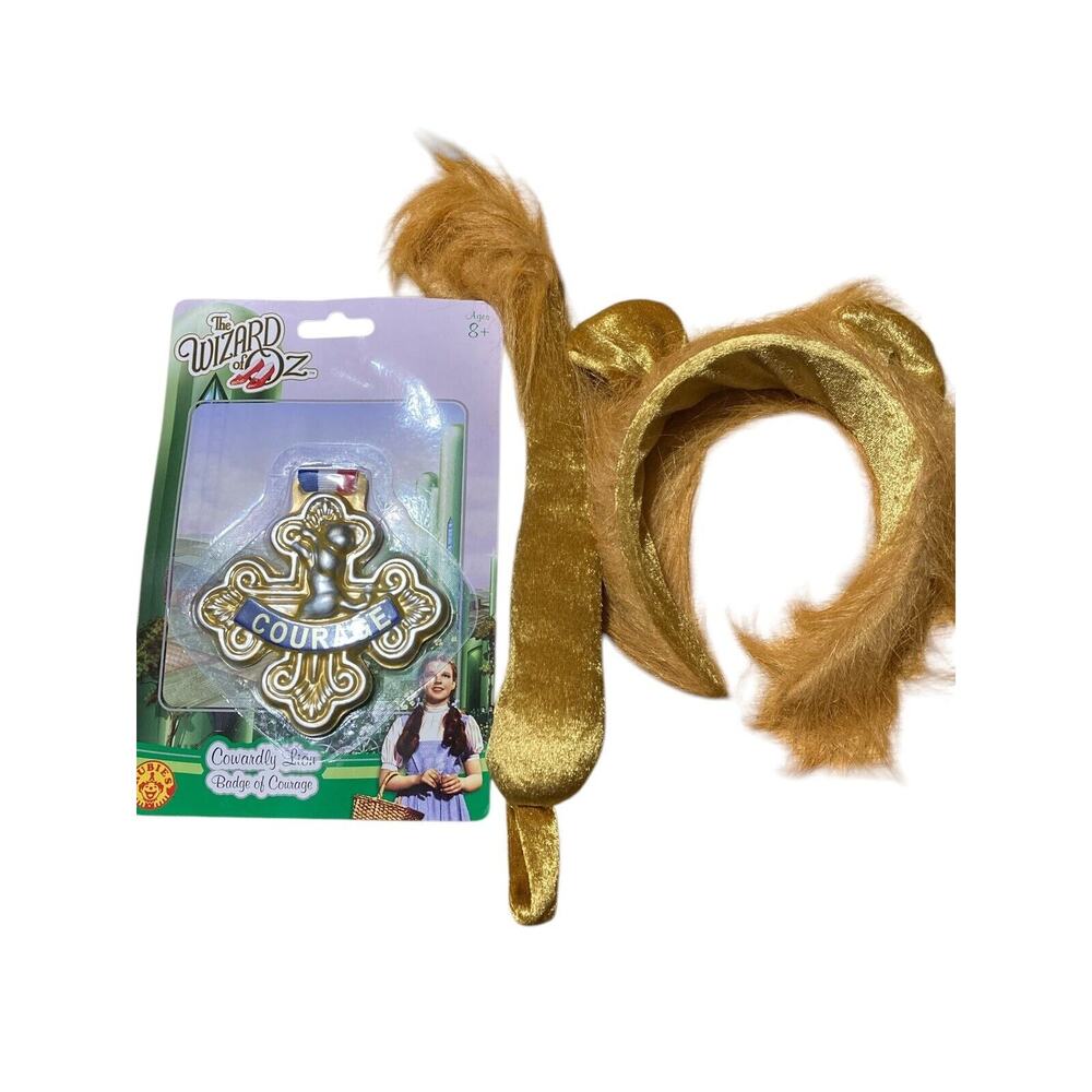 Rubie's - The Wizard of Oz Badge Of Courage NEW PLUS Headband And Tail‎